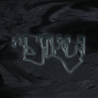 indek ghost archive cover art dark warped digital figure over warped digital background